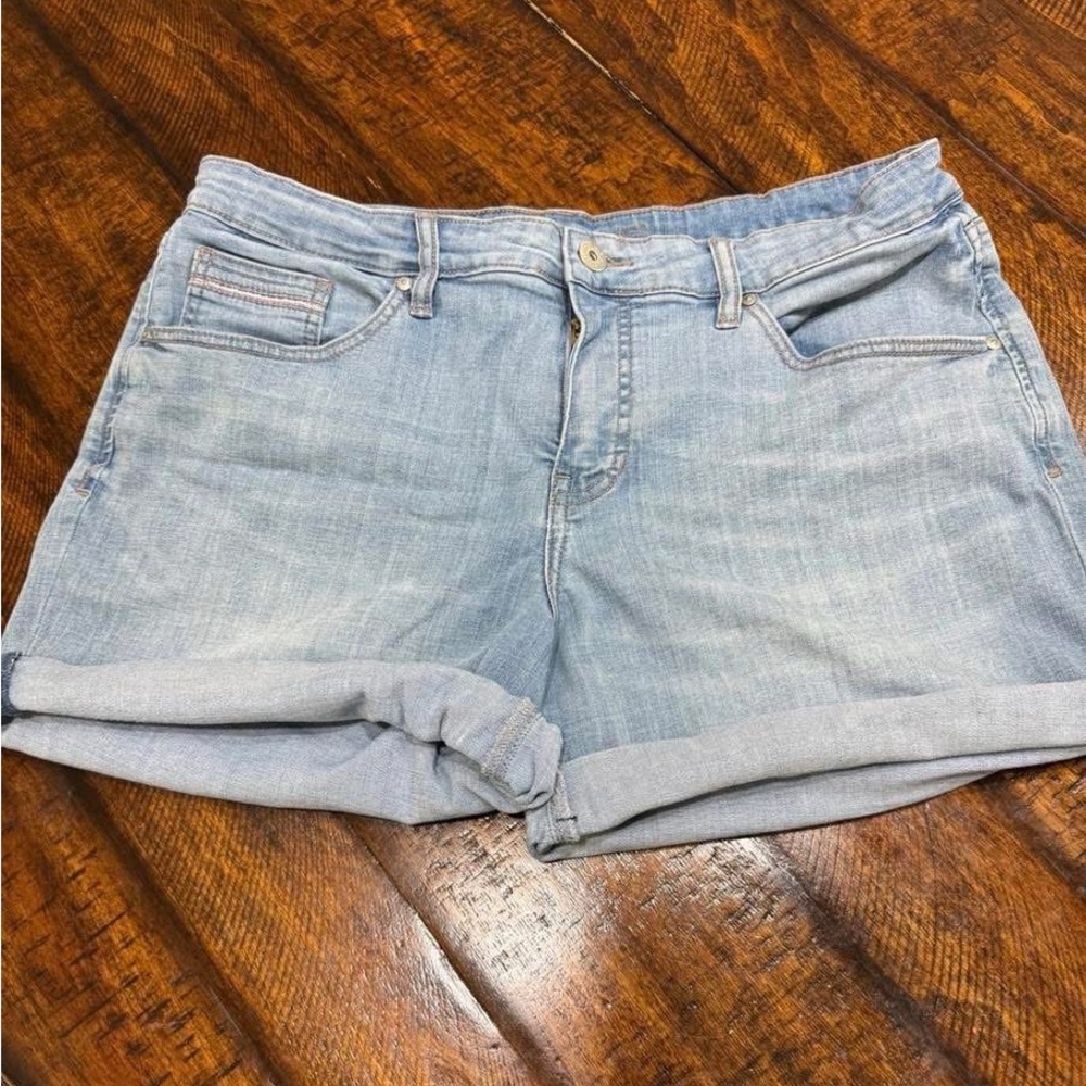 Light Blue Denim Women's Shorts